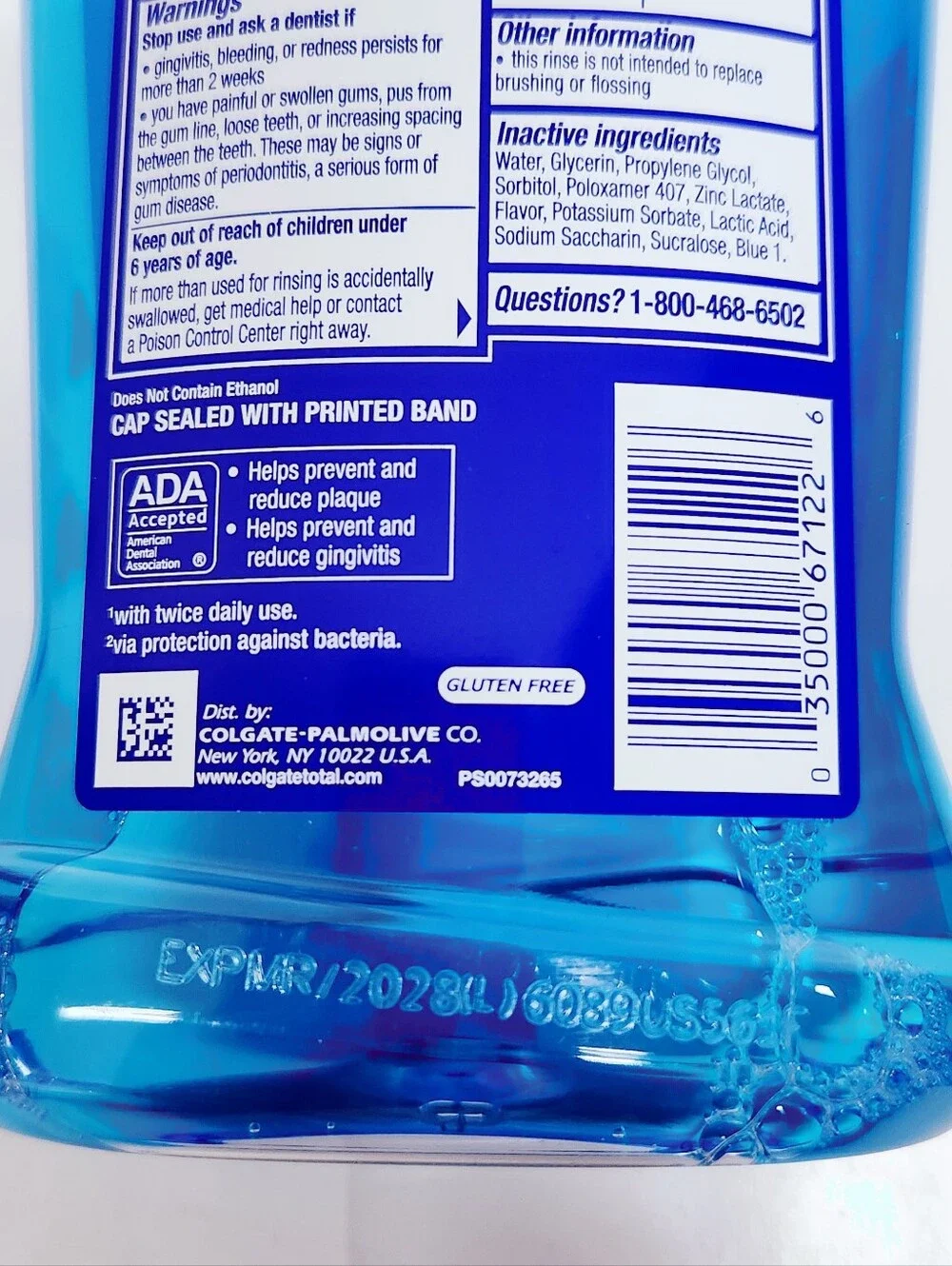 ⭐4/$15 Colgate Total Pro-Shield Mouthwash Peppermint